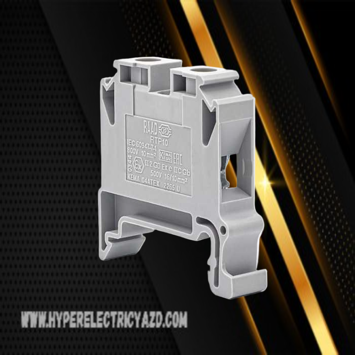 ترمینال ریلی پیچی سایز 10 رعد - RTP10